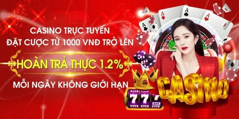 Hoàn trả cược casino hàng tuần