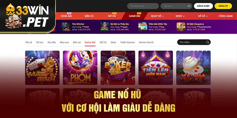 Game nổ hữu với cơ hội làm giàu dễ dàng